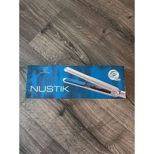 Nustik Hai Classic Pro Nano Tourmaline Ceramic Neg Ion Technology Flat Iron New